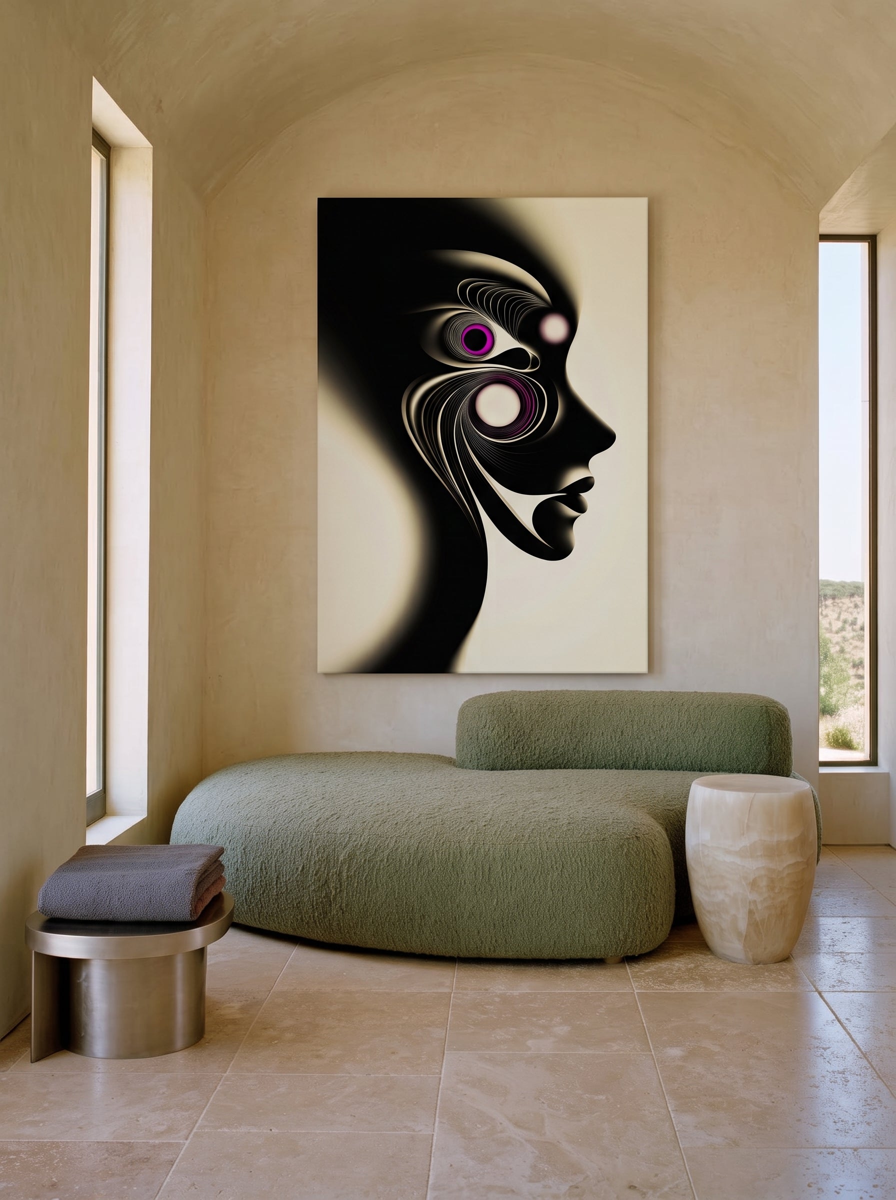 Hypnotic Silhouette Portrait 502 Secondary image