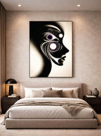 Inner Swirl – Surreal Abstract Silhouette Wall Art 502