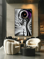 Threshold – Surreal Coastal Contemplation Wall Art 503