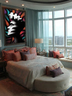 Lumina – Surreal Monochromatic Portrait Wall Art 505