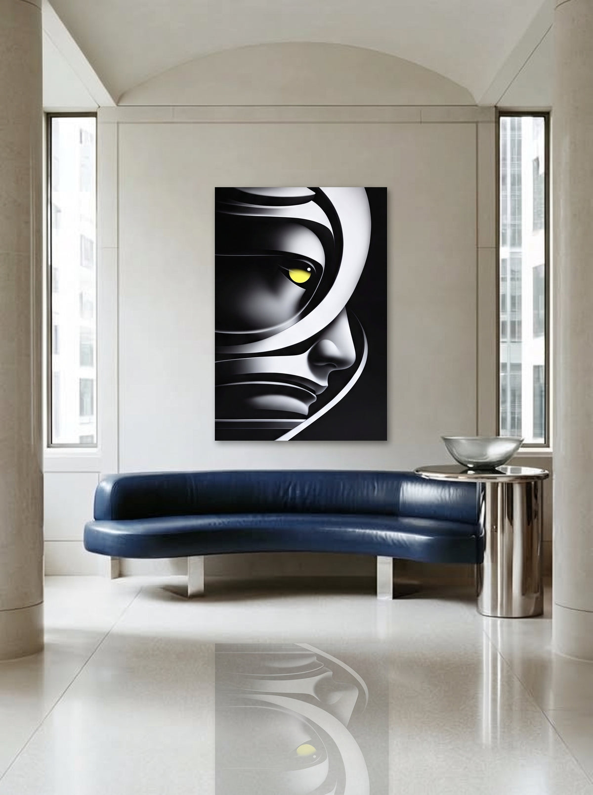 Futuristic Noir Portrait 506