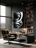 Neon Vigil – Surreal Futuristic Graphic Wall Art 506
