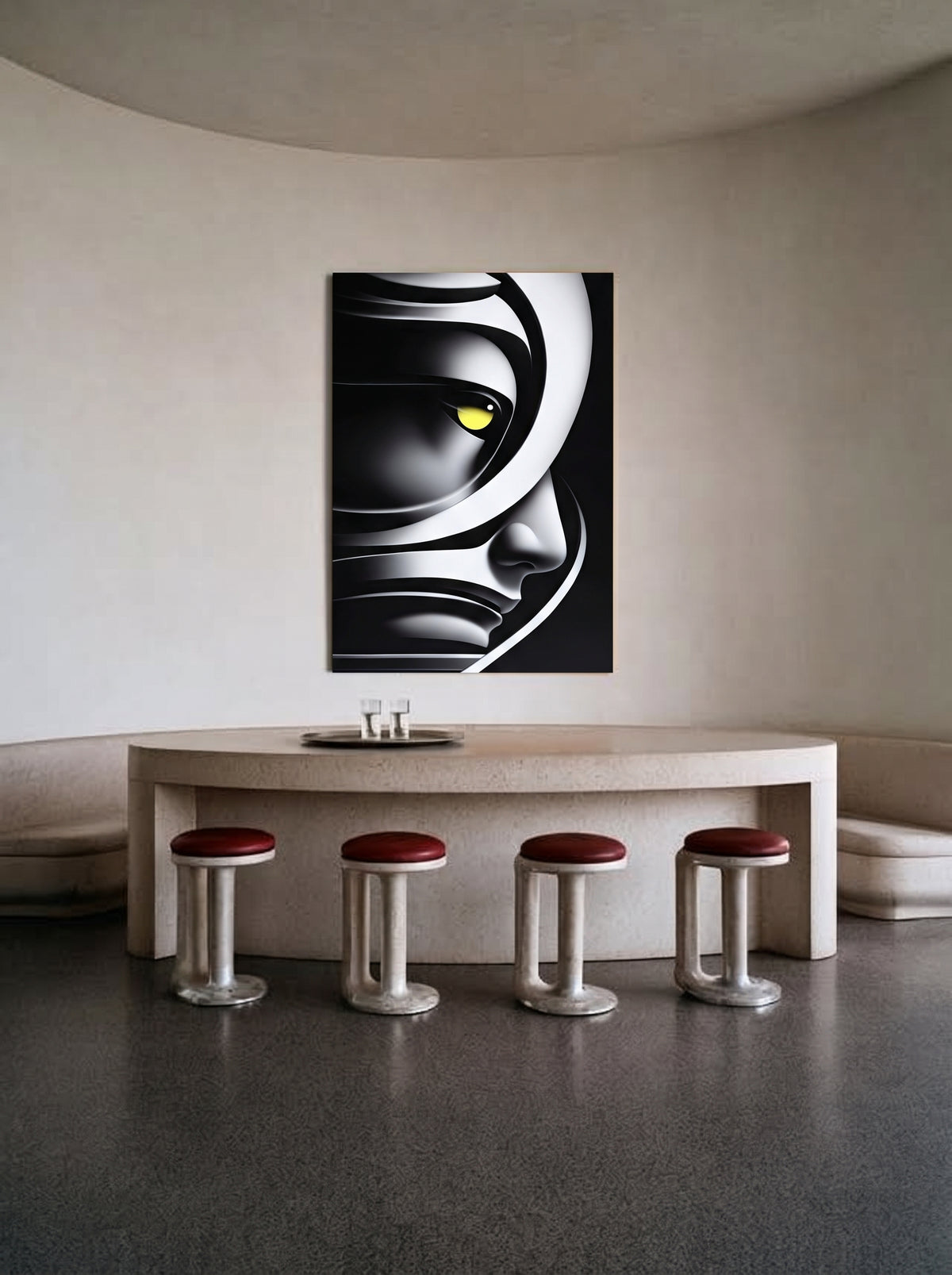 Futuristic Noir Portrait 506