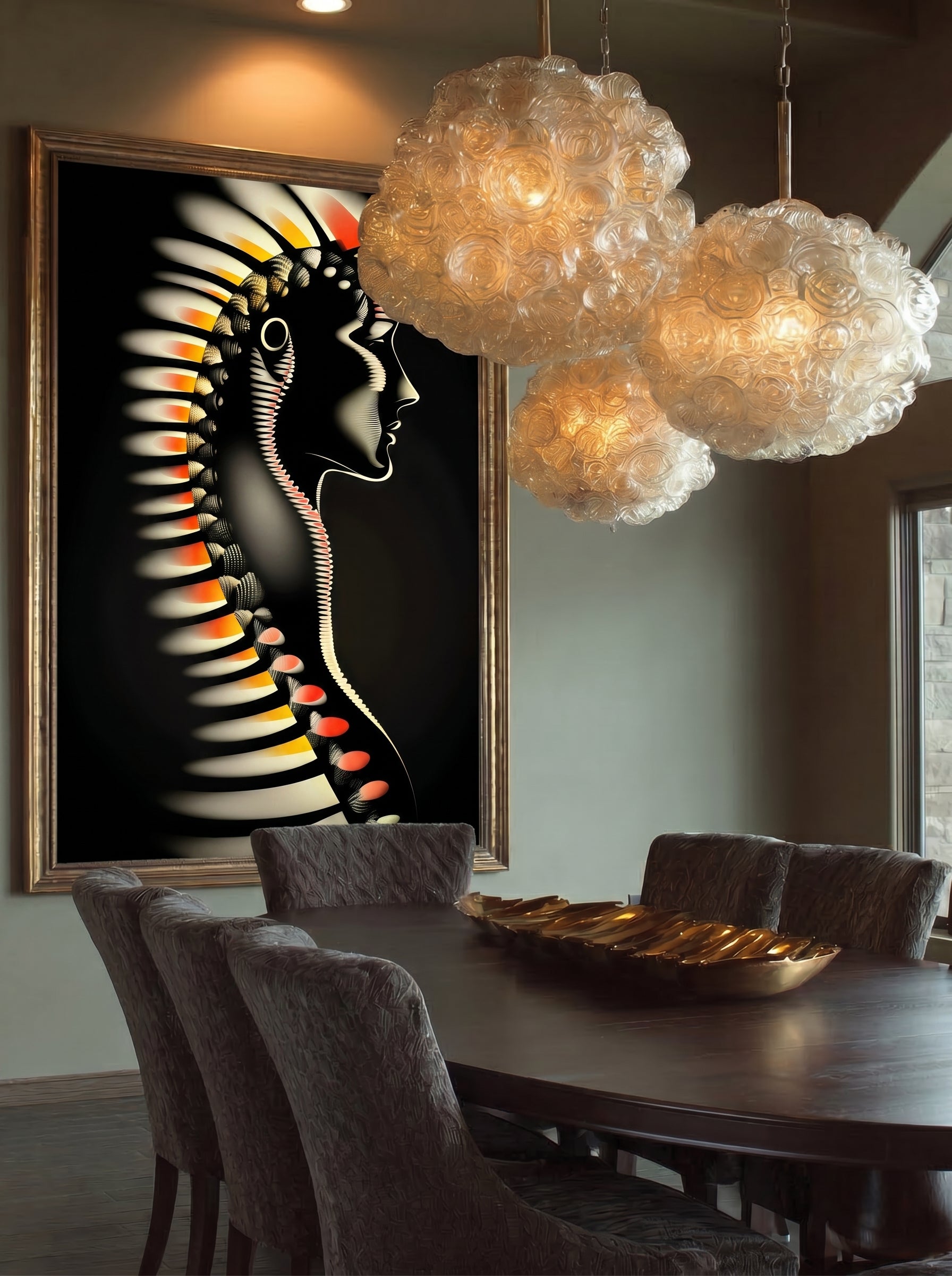 Helix – Surreal Sculptural Portrait Wall Art 507