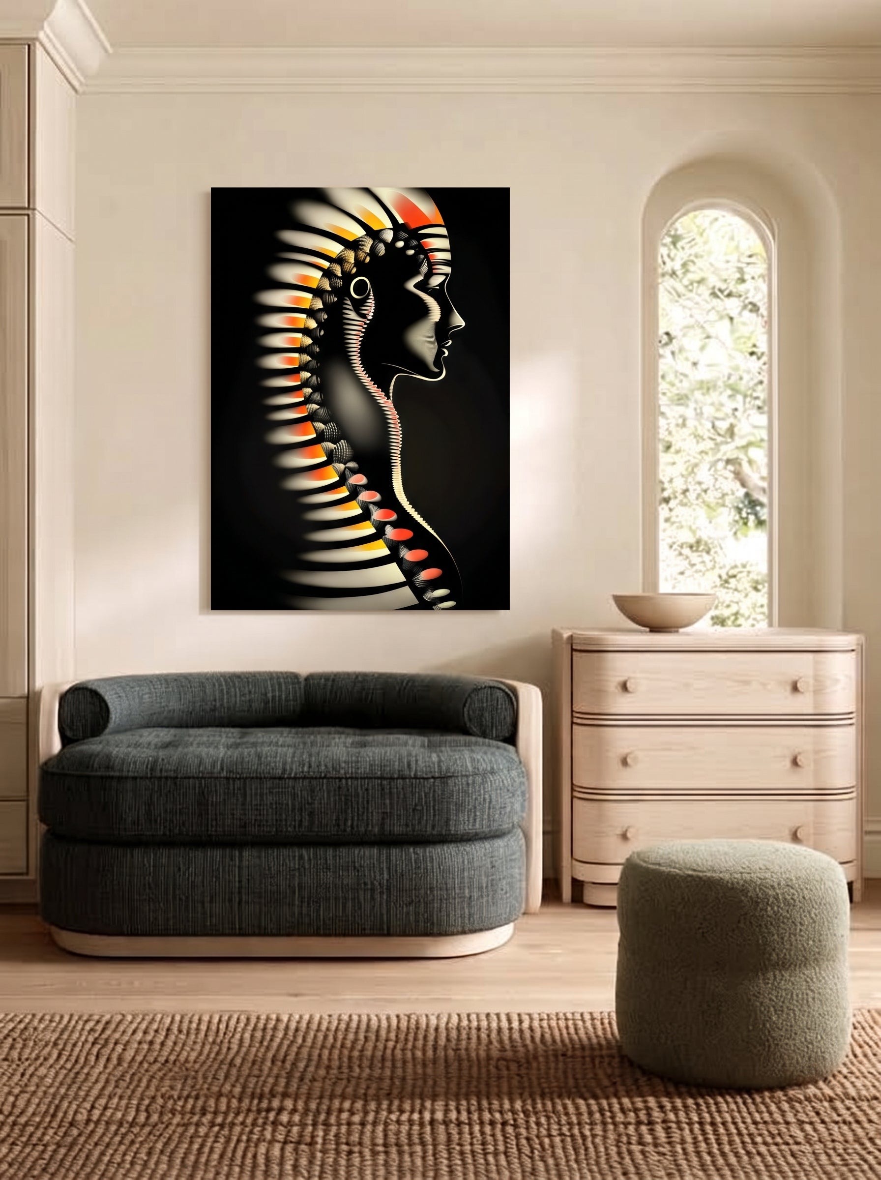 Radiant Silhouette Portrait 507 Secondary image