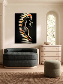 Radiant Silhouette Portrait 507