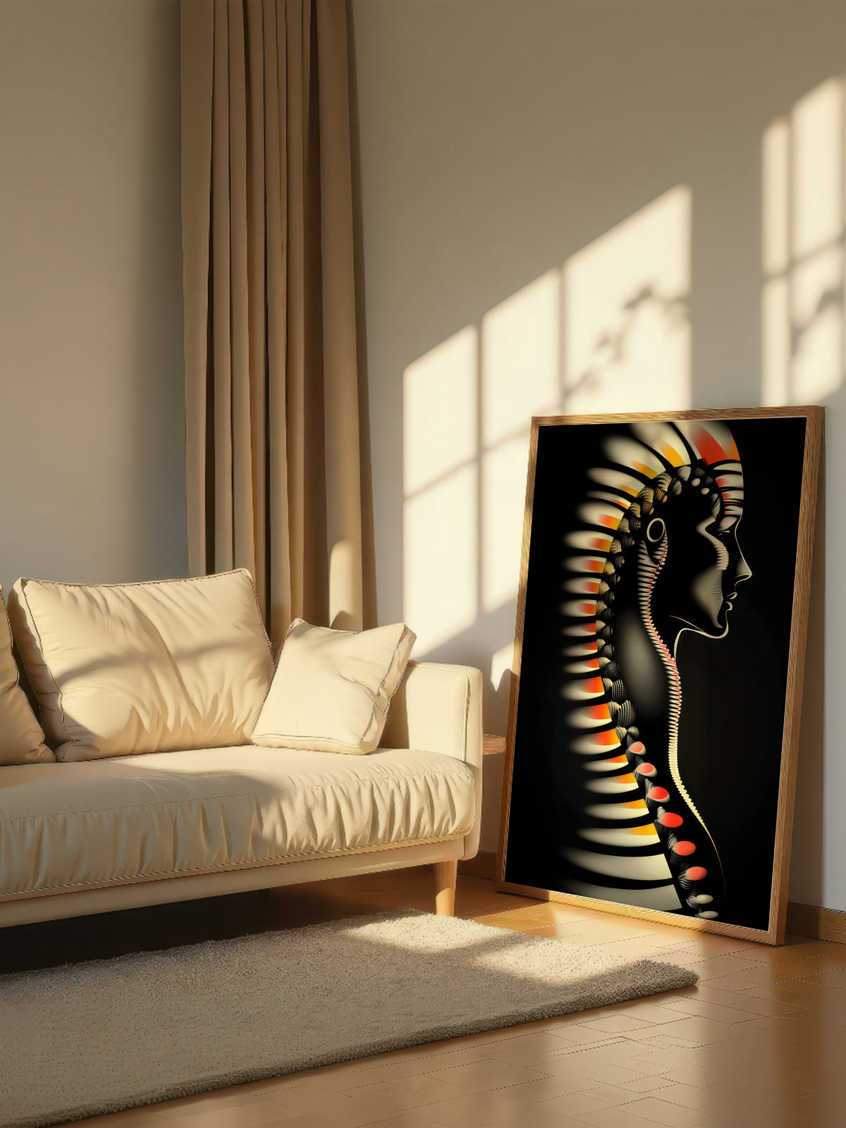 Radiant Silhouette Portrait 507