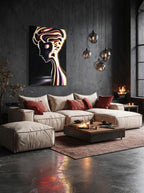 Neon Resonance – Surreal Psychedelic Pop Wall Art 508