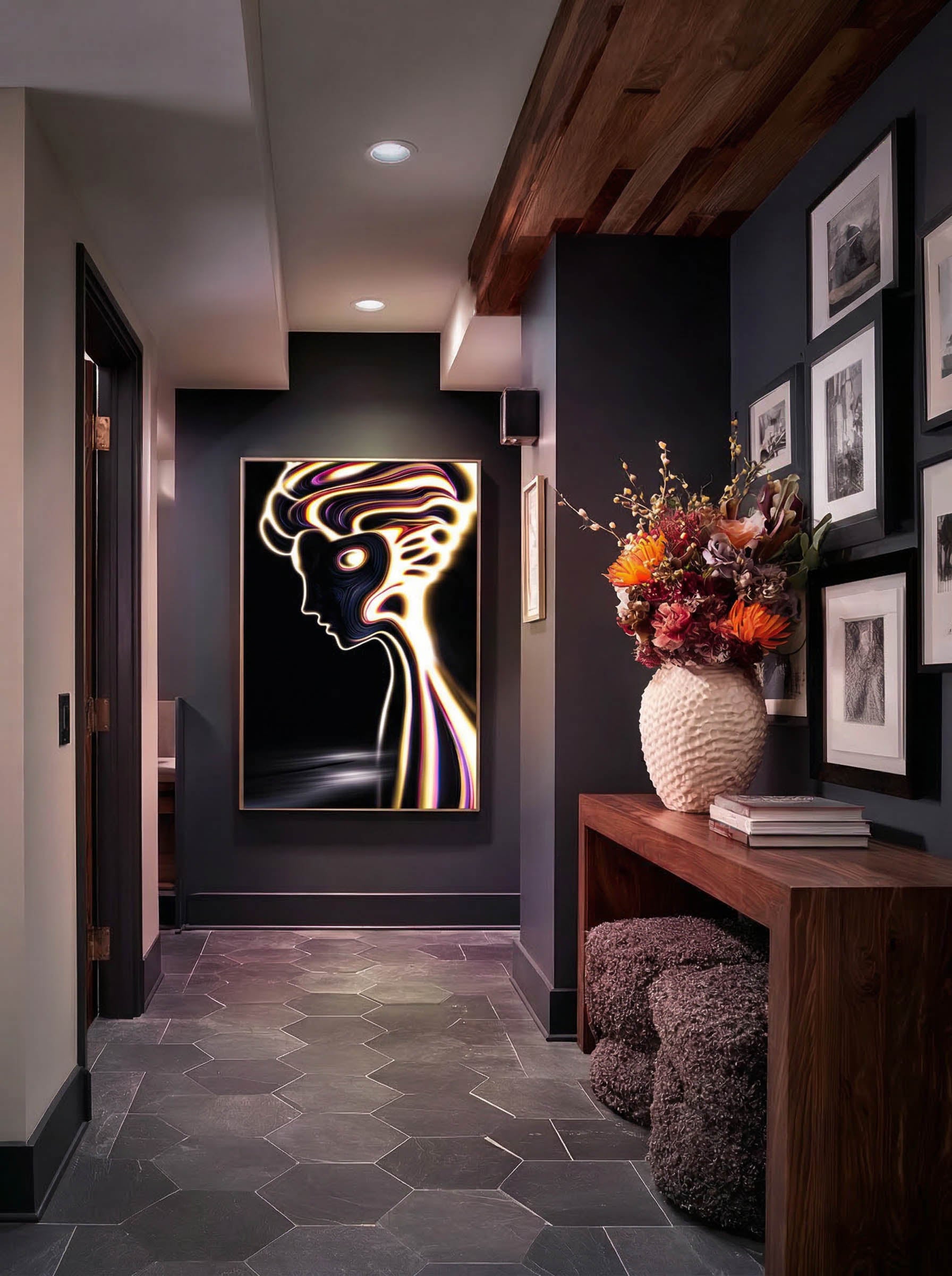 Neon Resonance – Surreal Psychedelic Pop Wall Art 508