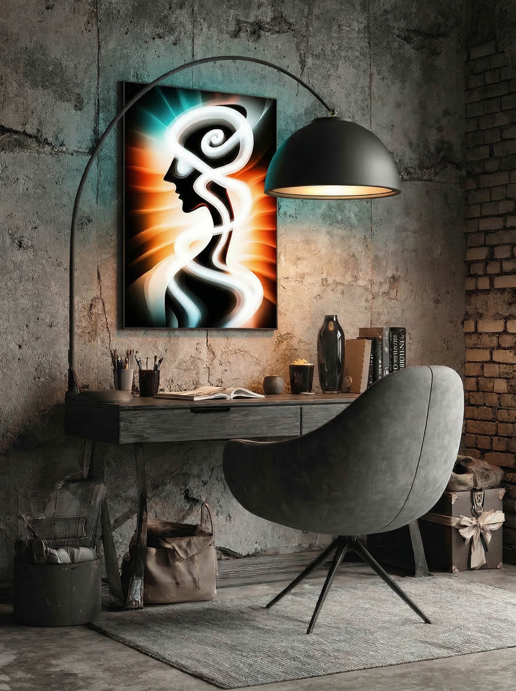 Woven Light – Surreal Graphic Spiritual Wall Art 509