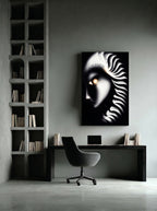 Amber Gaze – Surreal Contemporary Portrait Wall Art 510