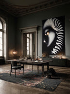 Amber Gaze – Surreal Contemporary Portrait Wall Art 510