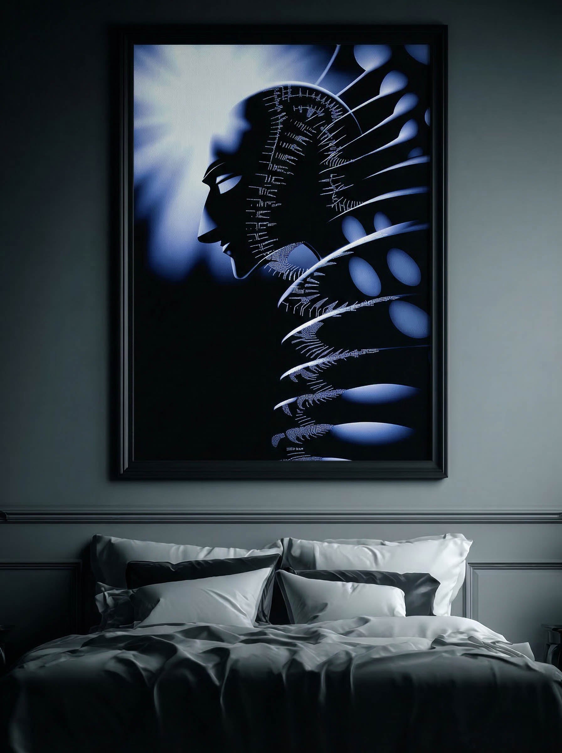 Symmetry – Surreal Geometric Light Wall Art 511