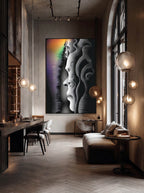 Echo – Surreal Layered Portrait Wall Art 512