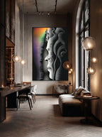 Echo – Surreal Layered Portrait Wall Art 512