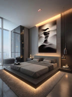 Symmetry – Surreal Smoky Silhouette Wall Art 515
