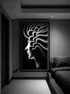 Radiant Thought – Surreal Abstract Light Wall Art 517