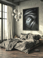 Shadow Grace – Surreal Wabi Sabi Portrait Wall Art 518