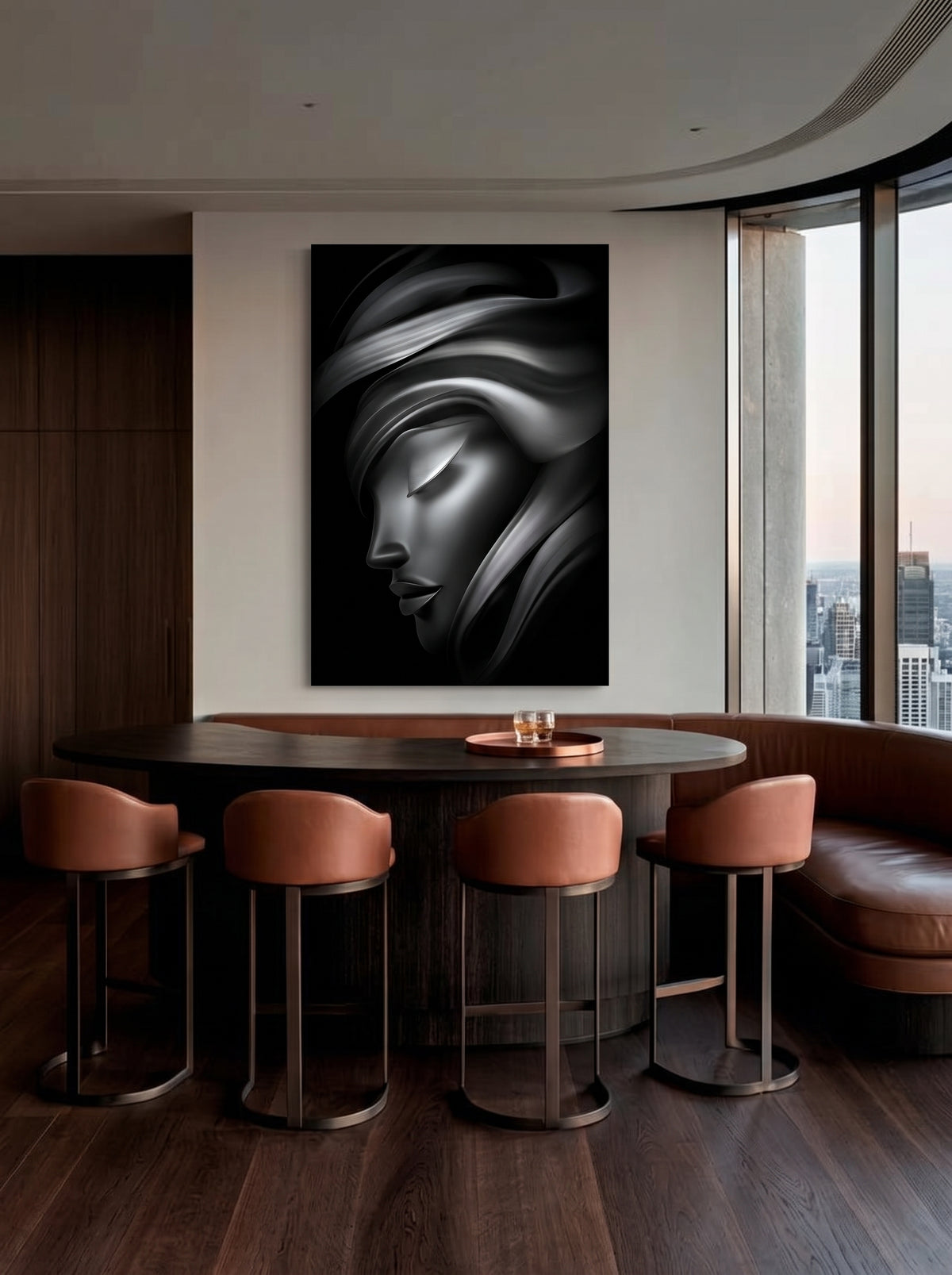 Tranquil Sculptural Portrait 518
