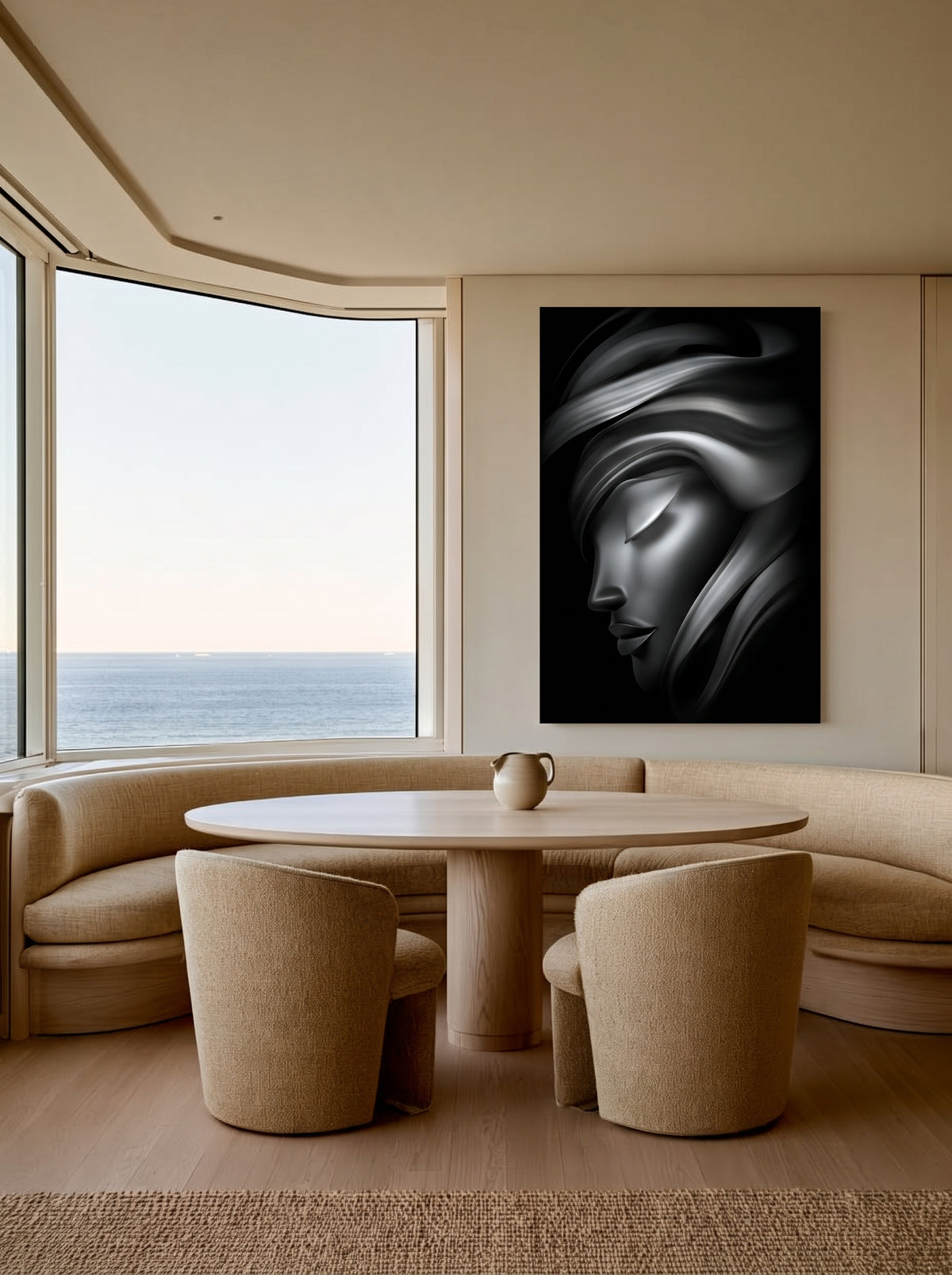Tranquil Sculptural Portrait 518