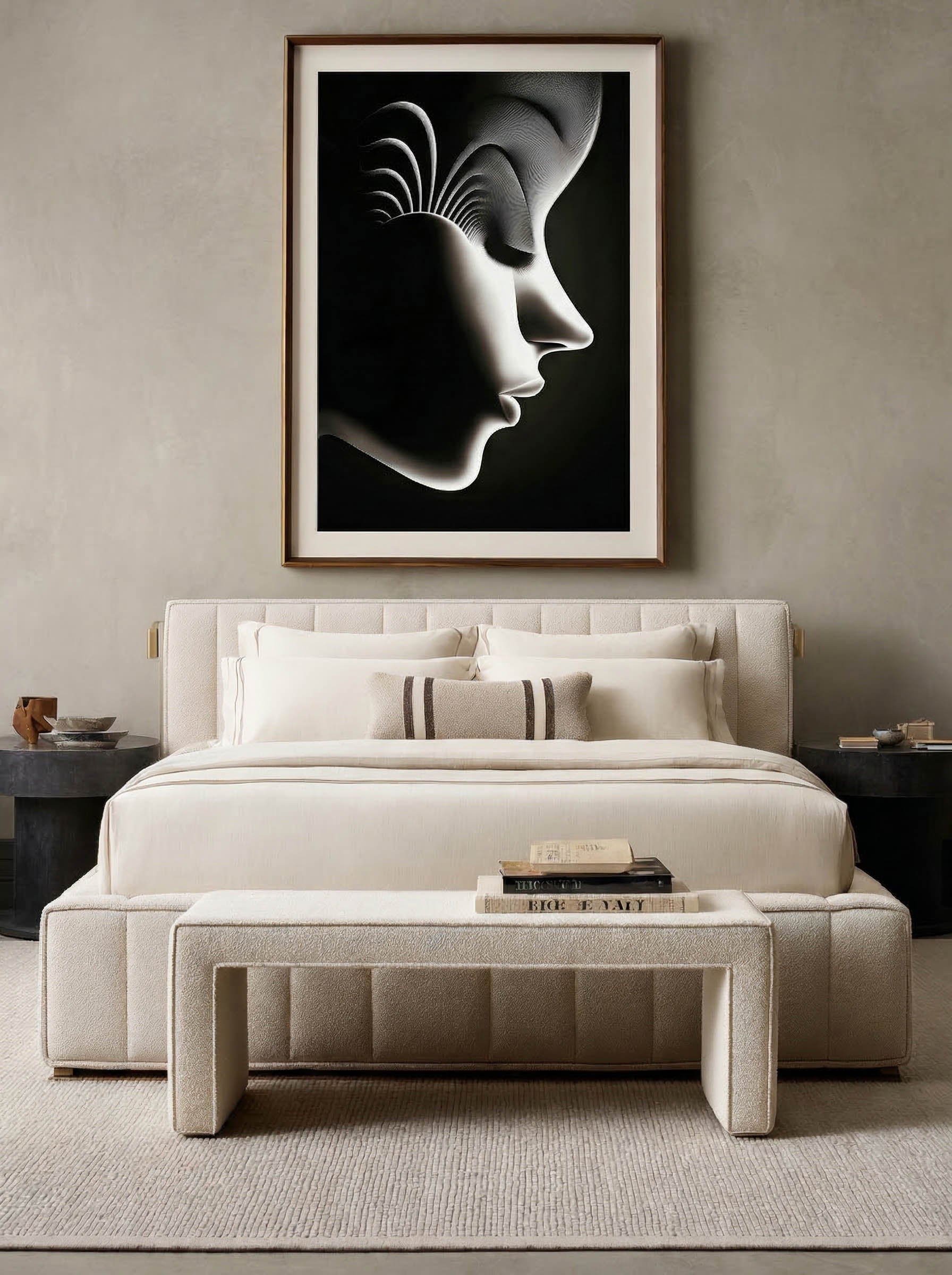 Silent Origin – Surreal Wabi Sabi Portrait Wall Art 519 Secondary image