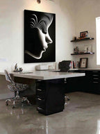Silent Origin – Surreal Wabi Sabi Portrait Wall Art 519