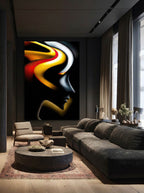Liquid Ember – Surreal Psychedelic Pop Wall Art 521