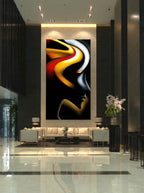 Liquid Ember – Surreal Psychedelic Pop Wall Art 521