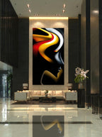 Liquid Ember – Surreal Psychedelic Pop Wall Art 521