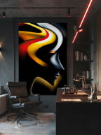 Liquid Ember – Surreal Psychedelic Pop Wall Art 521