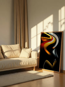 Fiery Abstract Profile 521