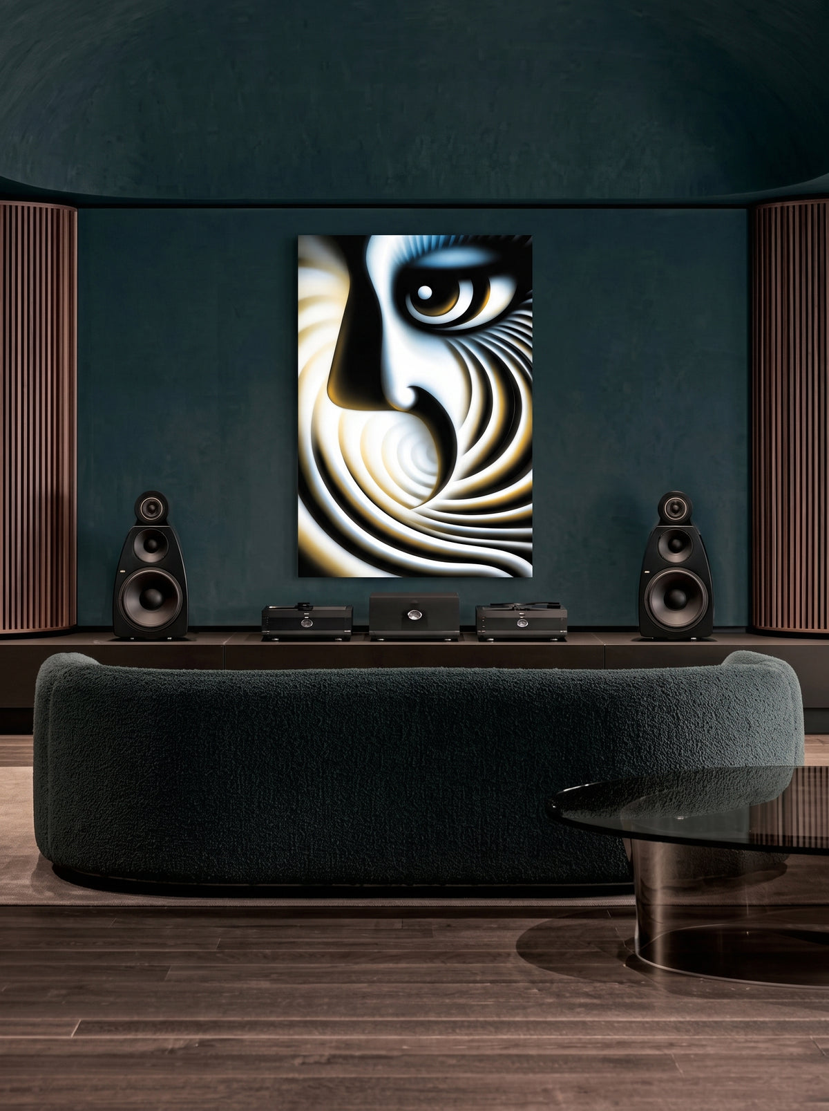 Spiral Graphic Portrait 522