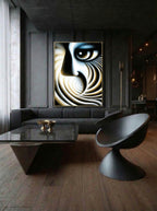 Vortex Vision – Surreal Minimalist Eye Wall Art 522