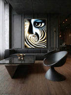 Vortex Vision – Surreal Minimalist Eye Wall Art 522