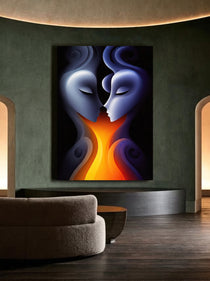 Fiery Surreal Couple 525