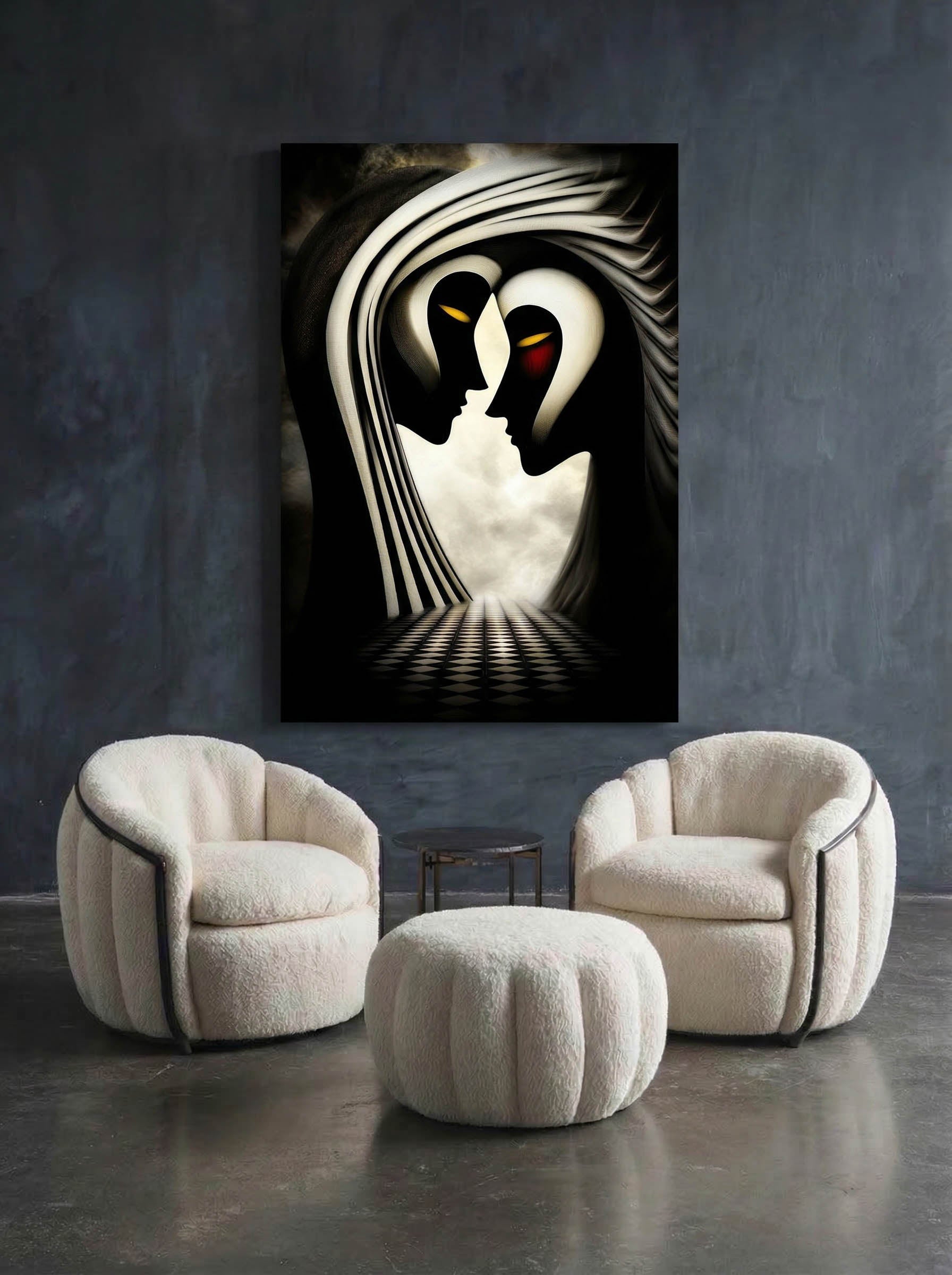 Eternal Echo – Surreal Dreamlike Silhouette Wall Art 526 Secondary image