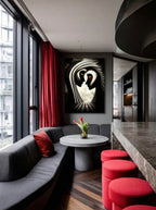 Eternal Echo – Surreal Dreamlike Silhouette Wall Art 526