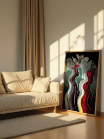 Psychedelic Silhouette Art 527