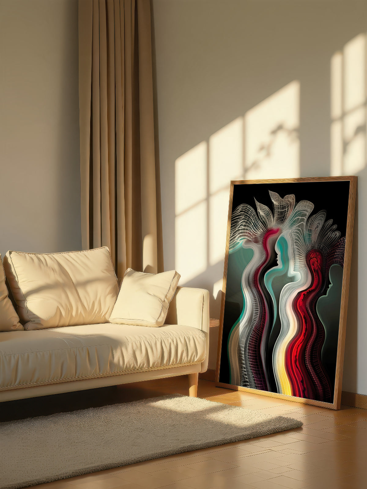 Psychedelic Silhouette Art 527