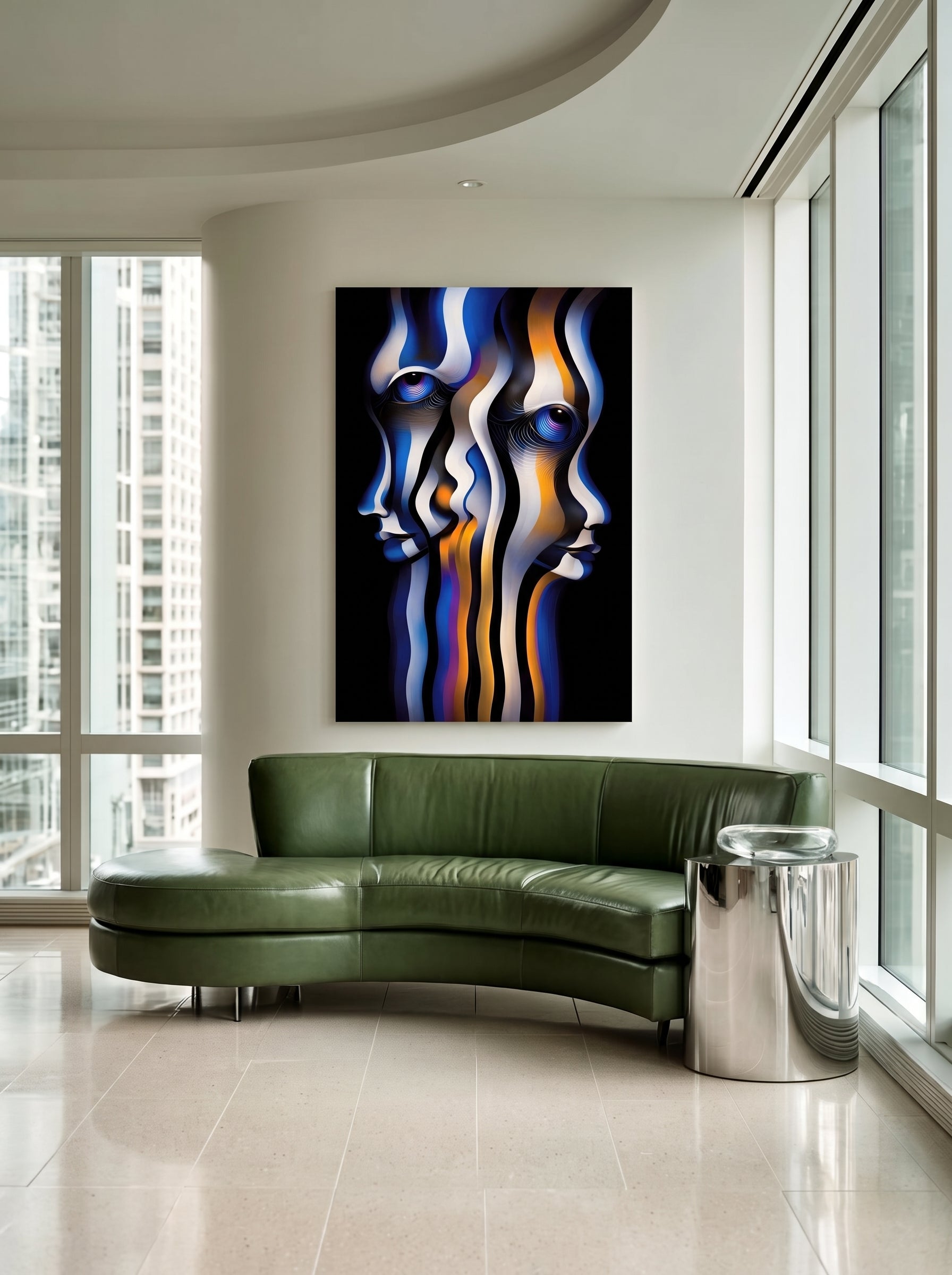 Psychedelic Silhouette Art 527 Secondary image