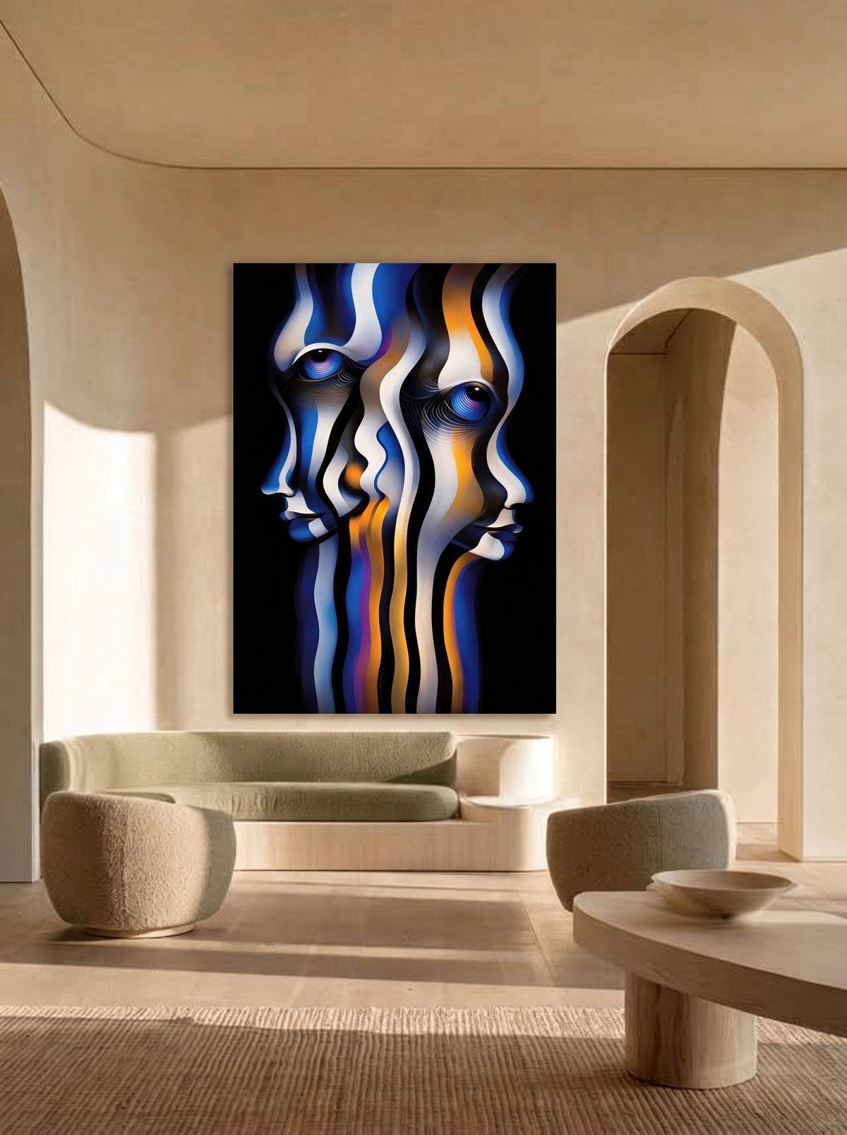Psychedelic Silhouette Art 527