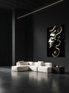 Mechanical Muse – Surreal Sculptural Portrait Wall Art 531