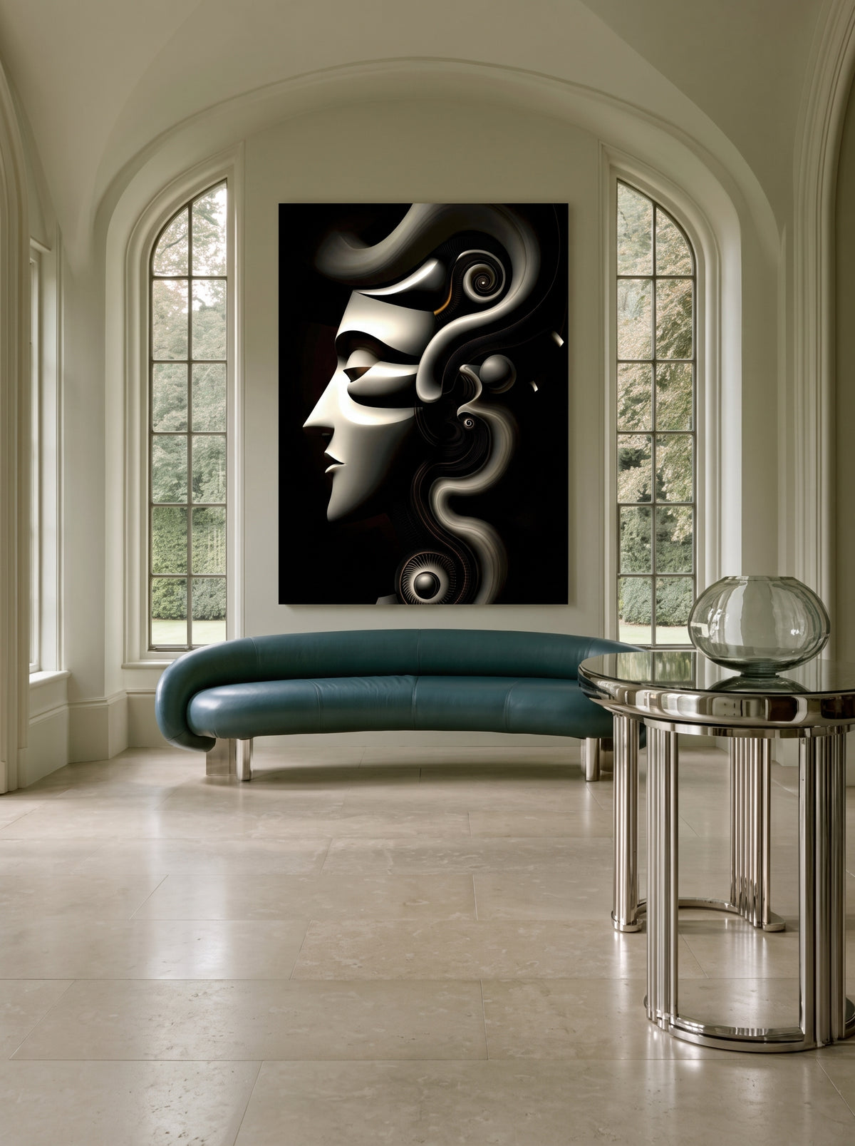 Ornate Sculptural Mask 531