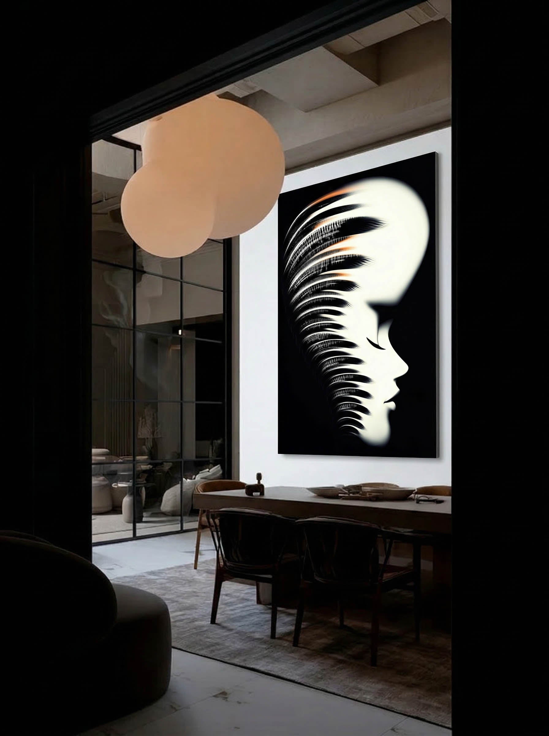 Luminous Frequency – Surreal Ethereal Portrait Wall Art 532