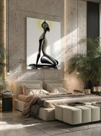 Solar Devotion – Surreal Minimalist Spiritual Wall Art 533