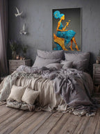 Evening Reverie – Surreal Elegant Silhouette Wall Art 536