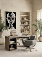Fractured Soul – Surreal Divided Identity Wall Art 537