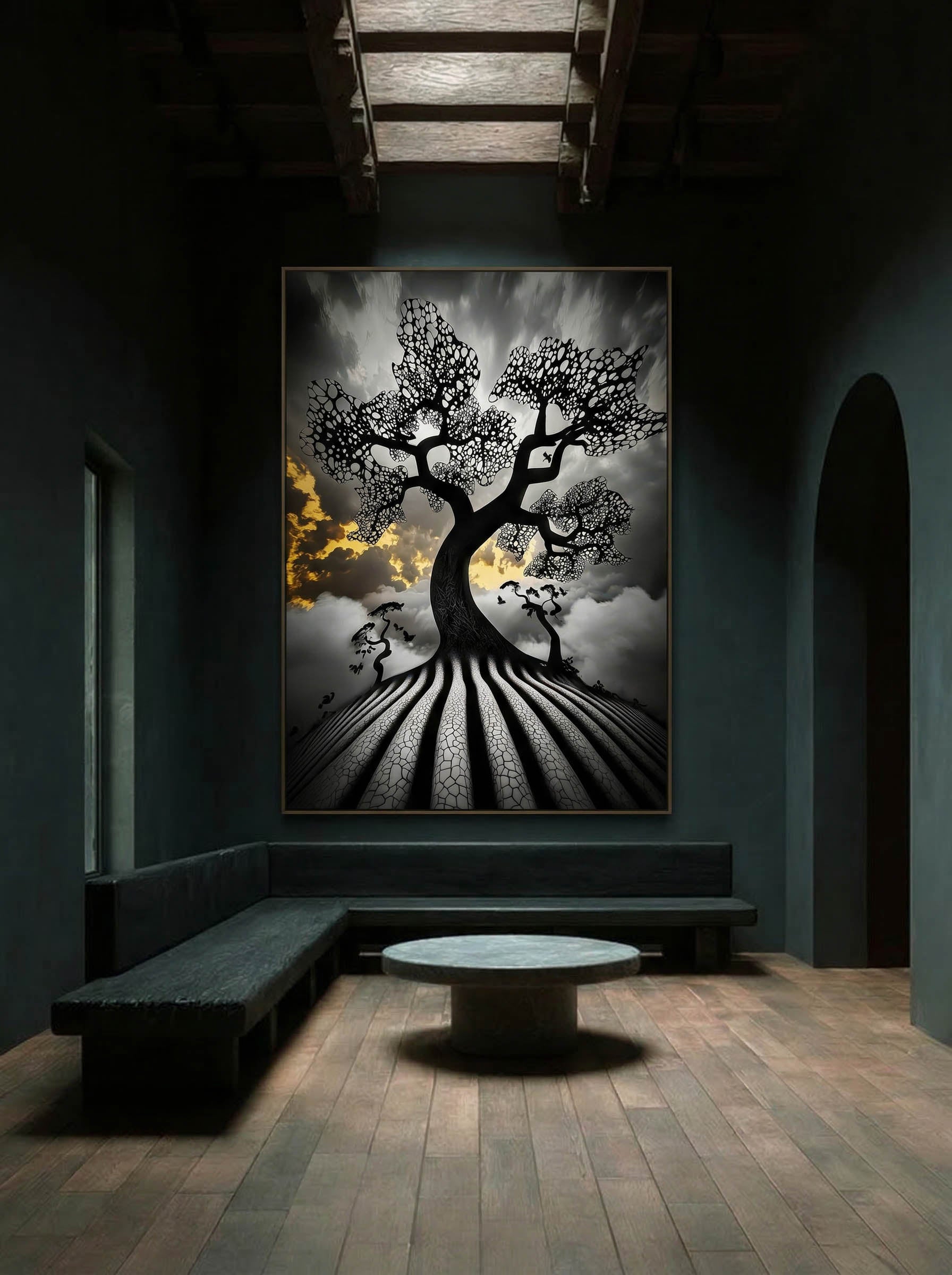 Ethereal Root – Surreal Abstract Tree Wall Art 540 Secondary image