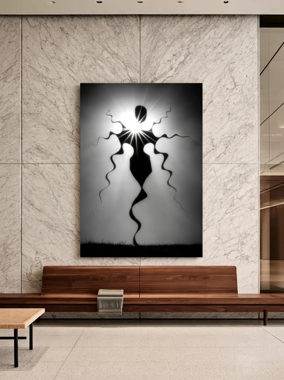 Ethereal Silhouette Art 544
