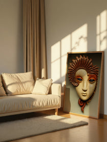 Crackled Ceramic Portrait 546